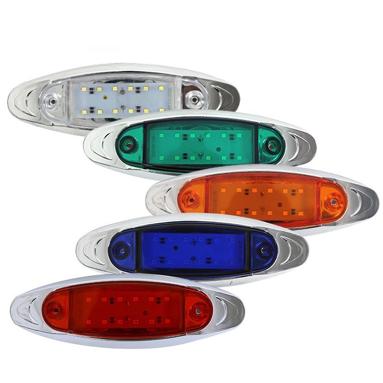 Lumină laterală LED pentru camion, model 045, 12-24 V, durată de viață 1.000.000 h, compatibil cu camioane, furgonete și autoturisme