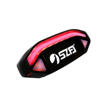 LED kerékpár hátsó lámpa, modell D-06J, 36-48 V, fényáram szint II, élettartam 15000 óra