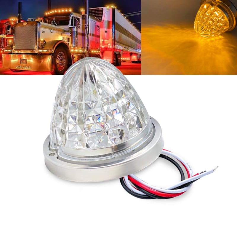 WT-17 LED-SL Lumină de șasiu pentru camioane – 3W, 12–24V, montaj cu șuruburi, compatibil universal