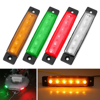Luminile laterale pentru camion 6 LED — LED de înaltă luminozitate, 12/24V, putere 0.2W, durată de viață 50000 h, compatibil universal