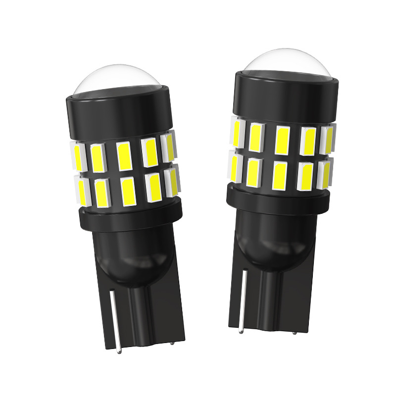 Svjetlo za registarsku pločicu automobila, baza T10, 3014SMD LED, 12–24V DC, 237 lm, s lećom