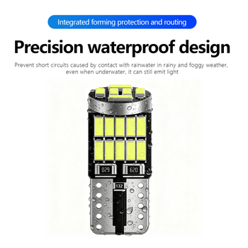 Automobilska LED svjetla za vožnju unatrag s dekodiranjem, T15 4014 45SMD, visoka svjetlina, univerzalno (12V, 2W, 0,16A)
