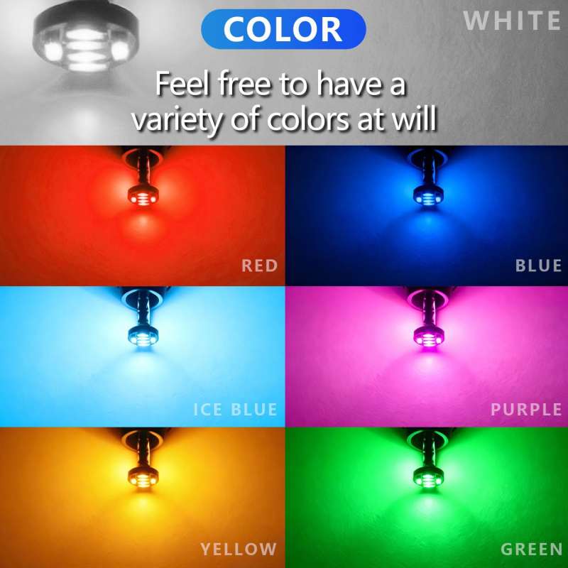 Automobilska LED svjetla za vožnju unatrag s dekodiranjem, T15 4014 45SMD, visoka svjetlina, univerzalno (12V, 2W, 0,16A)
