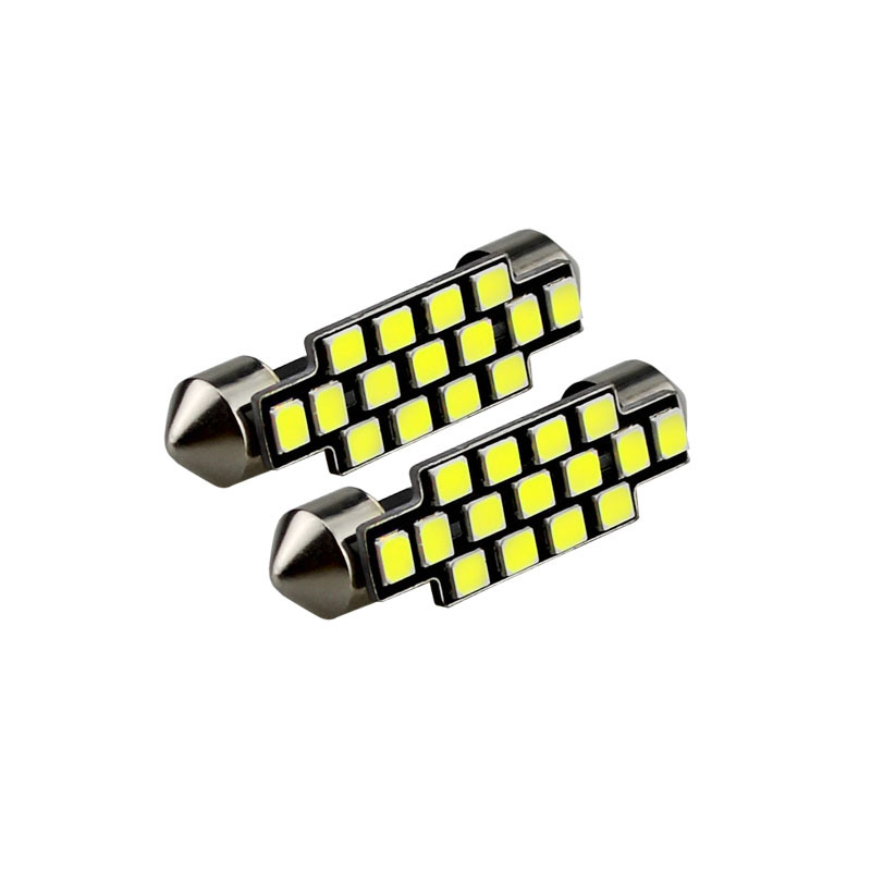 41 mm dvostruka svjetla za registarsku pločicu, svjetlo za širinu i svjetlo za čitanje, 12V–24V, T10X41-15SMD