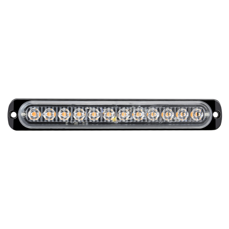 DXZ bočna tračna svjetiljka za kamion, ultra-tanka, 12-LED strob svjetlo, 12–24V, 36W aluminijsko kućište, model I-BS-C-12LED