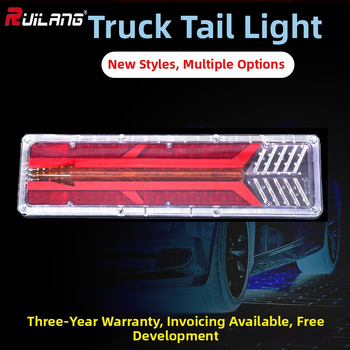 LED galinis žibintas sunkvežimiui, modelis 788, ABS korpusas, galia 240W, universali suderinamumas