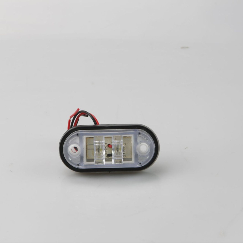 LED kružno svjetlo indikatora za kamione, visokou jačinom bočni signal i dnevno svjetlo, ugrađeni nosač na stražnjem poklopcu, 12V/24V