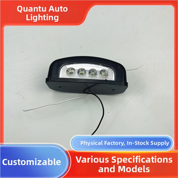 4LED nagy ovális rendszám lámpa teherautókhoz és autókhoz (LED; 24V; Univerzális járműre; 5000 óra; QT-1-005-01)