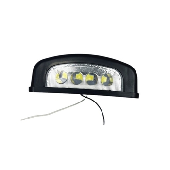 4LED nagy ovális rendszám lámpa teherautókhoz és autókhoz (LED; 24V; Univerzális járműre; 5000 óra; QT-1-005-01)