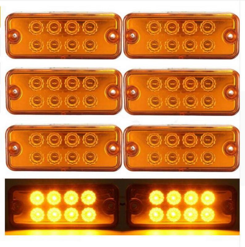 Lumină laterală de camion, 8-LED, 12V, LED, ABS
