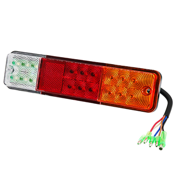 Zadnja LED svjetiljka za viljuškar, trobojna LED, 12-80V, 8W, model zs-2002, vijek trajanja 10000h