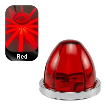 Kamionska bočna LED indikacijska svjetiljka, plastična, 12–24 V, univerzalna kompatibilnost