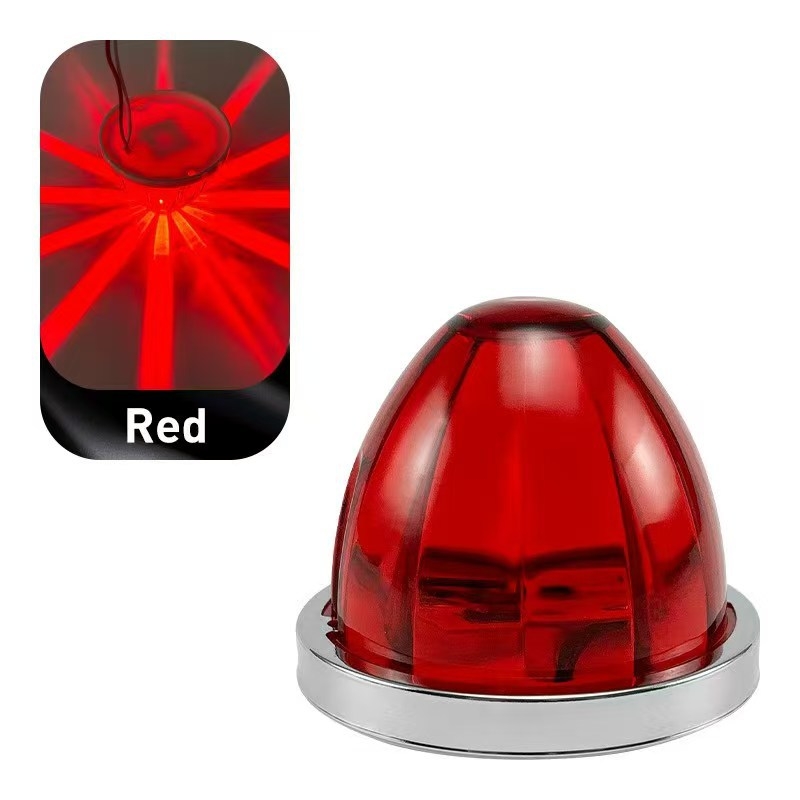 Kamionska bočna LED indikacijska svjetiljka, plastična, 12–24 V, univerzalna kompatibilnost