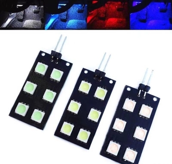 Univerzalno unutarnje LED osvjetljenje za prostor za noge u automobilu, 12V, 3W, 5050 LED
