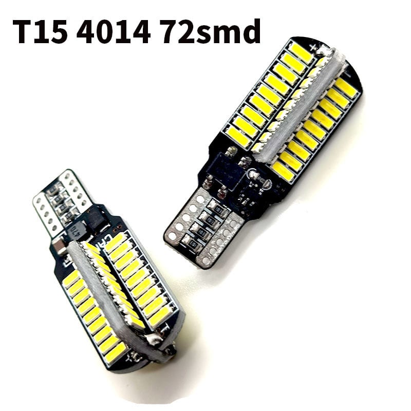 LED автомобилно осветление T15 4014 72SMD за задно светло — 12V, 5W, 500 lm