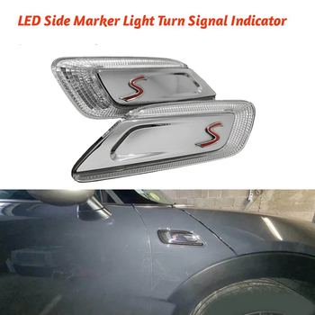 Nine Wings oldalsó fény és index a BMW Mini Clubman F54 Cooper S (2016-2023) számára - Cikkszámok 63137358469/63137358470, PC ABS