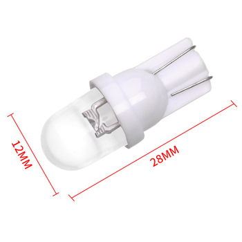 Autó T10 kerek fejű LED belső világítás – világítás a rendszámtábla és a csomagtartó számára, 12V, 2W, 300 lm