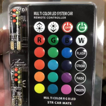 T10 6-LED svjetlo za registarsku pločicu, 12V, IP65, 1.32W, 300 lm, 5050 RGB