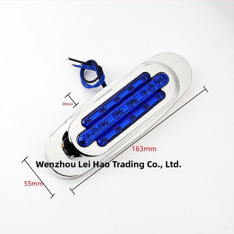 Nákladné auto bočné svetlo LED – ABS, 12–24V, 5W, BD-0017