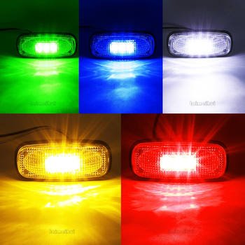 Lumini LED laterale pentru camion cu indicator de lățime – tensiune 10-30V, LED 6000K, model FS-UK, durată de viață 50.000 h