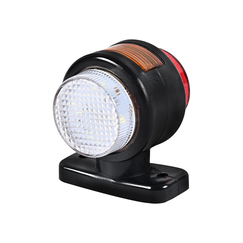 LED bočna svjetiljka za kamion 12–24V, ABS kućište, Edge Light 6, ugradnja klikom