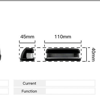 LED svjetlo za registarsku pločicu, širokoverzijsko napajanje 12–24V, model PZD-0025, marka Wenzhou Leihao, kompatibilno s kamionom, kombijem i putničkim automobilom, vijek trajanja 1.000.000 h