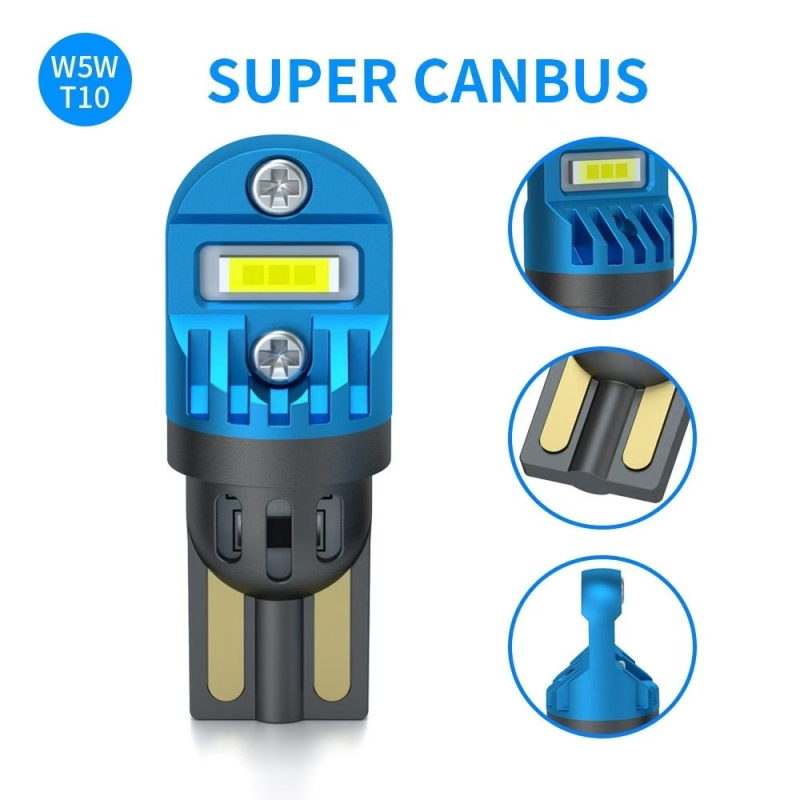 Unutarnja LED lampica za čitanje u automobilu, T10-2-1860, visoka svjetlina, dugi vijek, 12-24 VDC, 4 W, 450 lm, 6000–6500 K, IP55