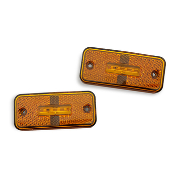 Luminile laterale de camion 4 LED, sursă LED, tensiune 12/24V, corp ABS, flux luminos 5000 lm, viață 10000 h