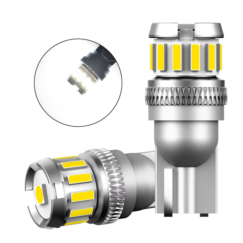 LED tolató fény T10 3030, belső olvasólámpa, 12-24V, 3W