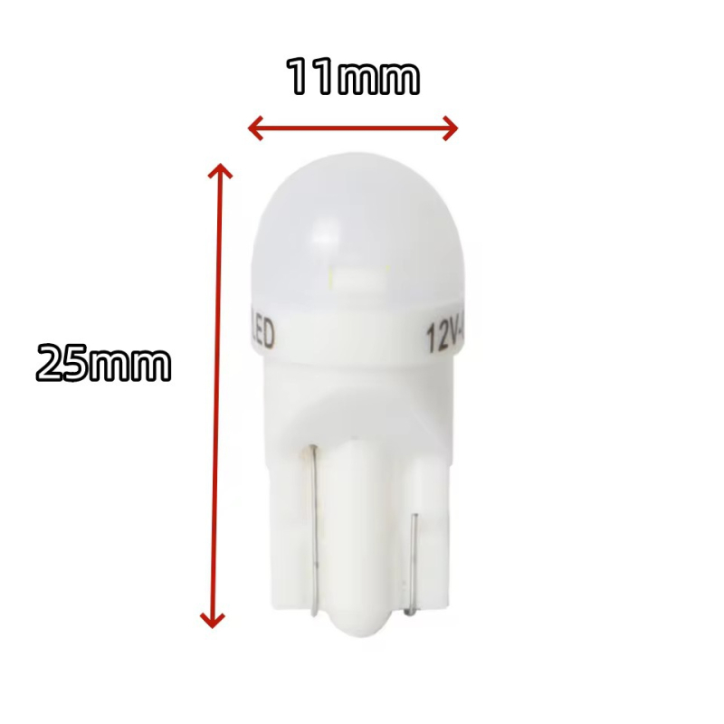 Lampă LED auto T10 3030 2SMD, 12V, 180 lm, 1W, durată 50000 h, pentru lumini de lățime, plăcuța de înmatriculare și iluminare bord