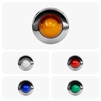 LED oldalsó fény SRK-003 teherautókhoz és furgonokhoz, 12–24V, 0,2W, élettartam 50 000 h, anyag: PC/szilikon/rozsdamentes acél