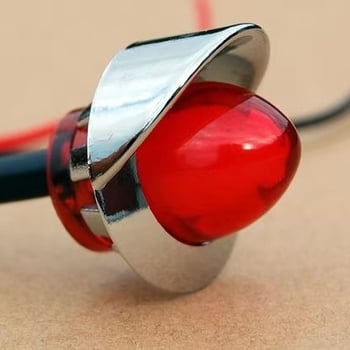 LED oldalsó fény SRK-003 teherautókhoz és furgonokhoz, 12–24V, 0,2W, élettartam 50 000 h, anyag: PC/szilikon/rozsdamentes acél