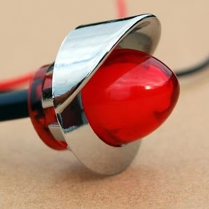 LED oldalsó fény SRK-003 teherautókhoz és furgonokhoz, 12–24V, 0,2W, élettartam 50 000 h, anyag: PC/szilikon/rozsdamentes acél