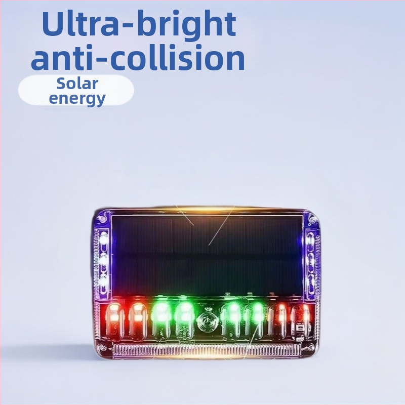 Saules enerģijas sānu gaisma kravas automašīnai – LED brīdinājuma gaisma piekabei, bez vadiem, magnētiskais stiprinājums, ūdensizturīga