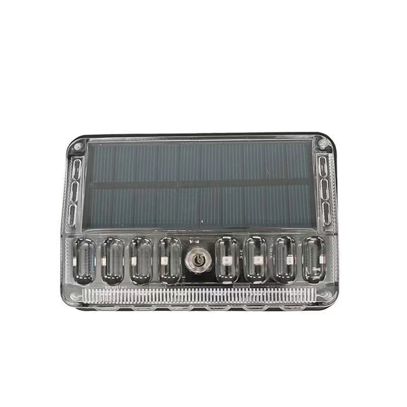 Saules enerģijas sānu gaisma kravas automašīnai – LED brīdinājuma gaisma piekabei, bez vadiem, magnētiskais stiprinājums, ūdensizturīga