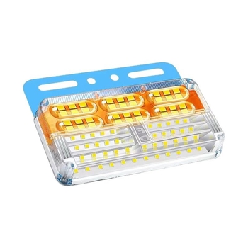 24V kravas automašīnas zemē piestiprināmi veekindri sānu un vidējie gaismas, riepu gaismas un atpakaļgaitas lukturi, 6000K, 5000lm