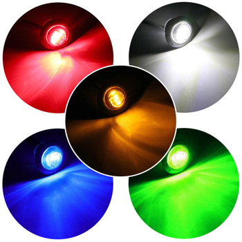 Eagle Eye LED apvali lemputė, 12-24V, šoninė indikacinė lemputė sunkvežimiams ir lengviesiems automobiliams