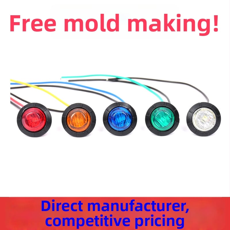 Eagle Eye LED apvali lemputė, 12-24V, šoninė indikacinė lemputė sunkvežimiams ir lengviesiems automobiliams