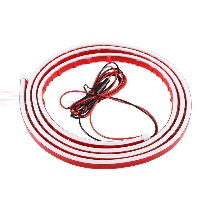 Autó nappali világítás – motorháztetőfedő vezető fénycsíkkal, szilikon, 12V, 1A, 0.2W, modell 2835