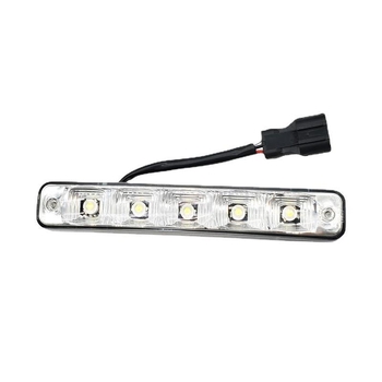 Univerzális autó LED nappali világítás, vízálló, 12V, 10W, lencse, Modell D03