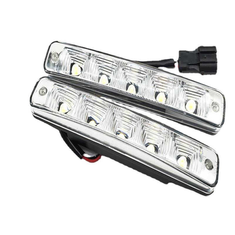 Univerzális autó LED nappali világítás, vízálló, 12V, 10W, lencse, Modell D03