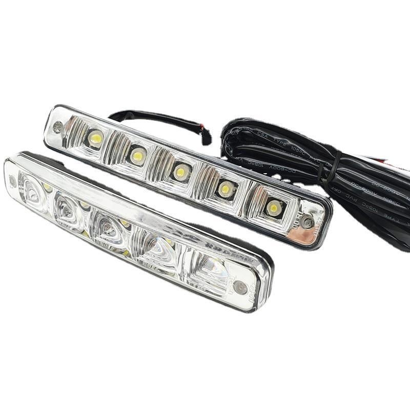 Univerzális autó LED nappali világítás, vízálló, 12V, 10W, lencse, Modell D03