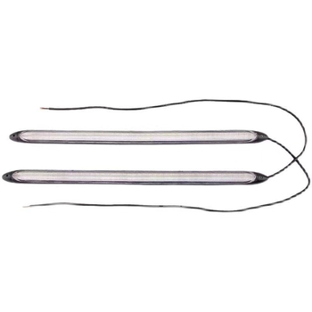 Autó napi LED világítás háromszínű áramló fény és irányjelzővel — B Series Soft Rubber Daylight, 12V, 12W, élettartam 50 000 óra