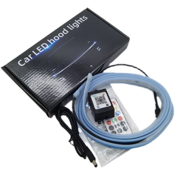 Autó hood fény – folytonos irányjelző, integrált nappali LED világítás, Modell: Hood lamp, 12W, 12V, 0.1A, Univerzális kompatibilitás