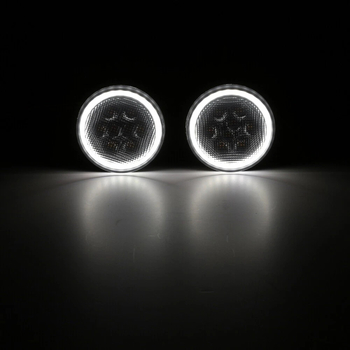 Bandă de iluminare a grilei Wrangler JK cu lumină de zi – ABS, 3W, 10-12V, Model LL-ZWD-1