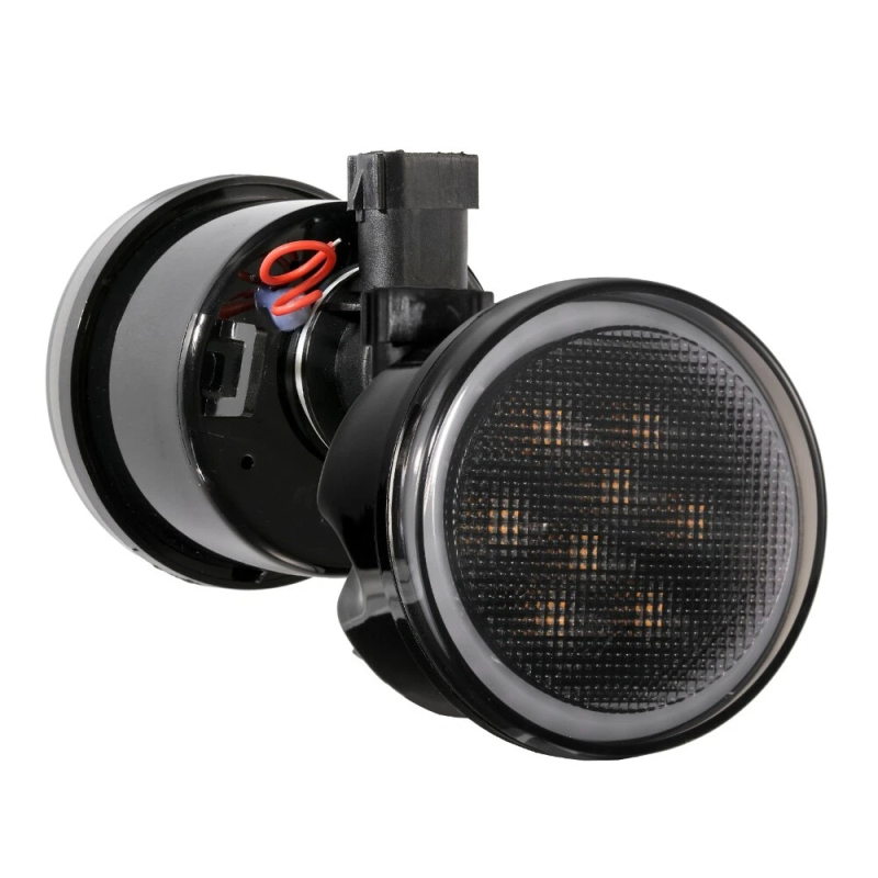 Bandă de iluminare a grilei Wrangler JK cu lumină de zi – ABS, 3W, 10-12V, Model LL-ZWD-1