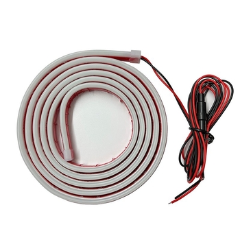 Motorháztető nappali lámpa dinamikus LED csíkkal, szilikon+LED, 12V, 12W, univerzális