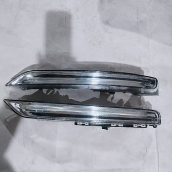 LED дневни светлини за Porsche Cayenne 2015-2017, предна броня; ABS, 12V; части 95863118130/18230 и 7P5941181J/82J