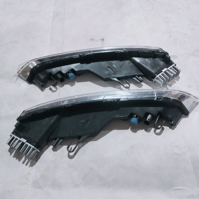 LED дневни светлини за Porsche Cayenne 2015-2017, предна броня; ABS, 12V; части 95863118130/18230 и 7P5941181J/82J