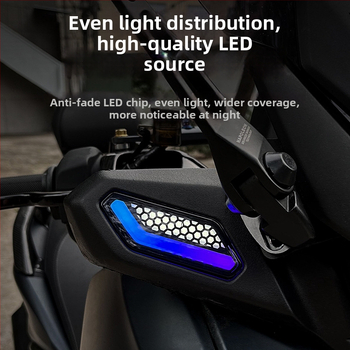 Svetlá Yamaha XMAX300, ovládate cez app regulovateľný signál a denné DRL, materiál ABS LED, model HPMP-D031